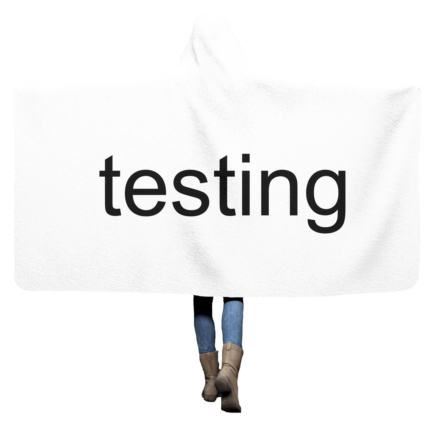 Hooded Blanket testing