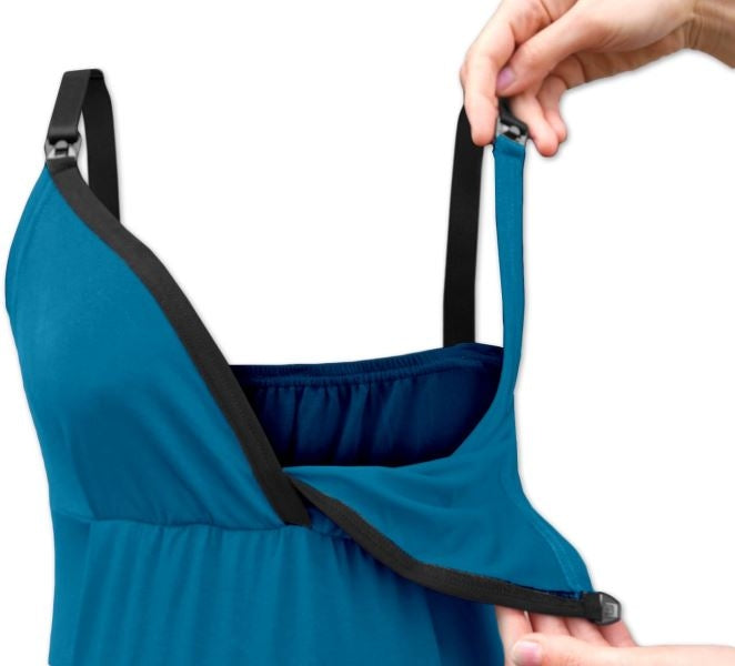 JOŽÁNEK Těhotenské, kojící tilko - tyrkys do